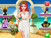 Флеш игра онлайн Легендарного Мода: Греческая Богиня