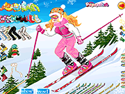 Игра Едем кататься на лыжах