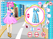 Флеш игра онлайн Мода в Токио одеваются / Fashion in Tokyo Dressup