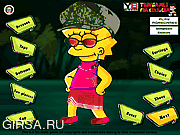 Флеш игра онлайн Школьный наряд для Лизы Симпсон / Lisa Simpson 