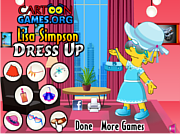 Флеш игра онлайн Одень Лизу Симпсон / Lisa Simpson Dress Up 