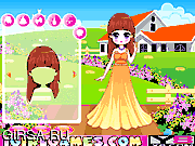 Флеш игра онлайн Наряд для маленькой невесты / Little Bride Dresses