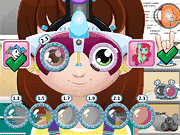 Флеш игра онлайн Маленькие Проблемы С Глазами Мобильного / Little Eyes Problems Mobile