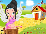Флеш игра онлайн Маленькая Фея Платье Вверх / Little Fairy Dress Up