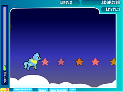 Флеш игра онлайн Приключения маленькой пони / Little Pony Adventure