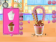 Флеш игра онлайн Петли Чуррос Мороженое / Loop Churros Ice Cream