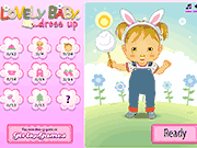Флеш игра онлайн Прекрасный Ребенок Одеваются / Lovely Baby Dress Up
