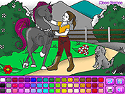 Флеш игра онлайн Прекрасная Лошадь