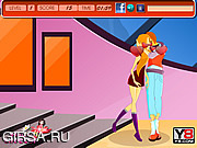 Флеш игра онлайн Lovely Stella Kissing 