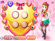 Флеш игра онлайн Девушка прекрасного Valentine / Lovely Valentine's Girl