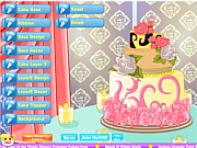 Флеш игра онлайн Свадебный торт / Lovely Wedding Cake 