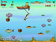 Флеш игра онлайн Счастливый рыбак