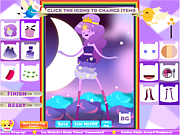 Флеш игра онлайн Космическая принцесса / Lumpy Space Princess Dressup