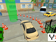 Флеш игра онлайн Люкс парковка 3D Солнечный Тропик / Lux Parking 3D Sunny Tropic
