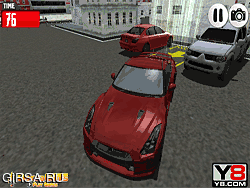 Флеш игра онлайн Паркуем люксовый авто 3D