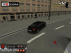 Флеш игра онлайн Роскошный лимузин 3D парковка / Luxury Limo 3D Parking