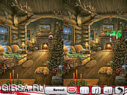 Флеш игра онлайн Волшебное Рождество 5 Различия