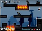 Флеш игра онлайн Ниндзя-магнит / Magnet ninja