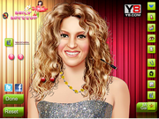 Флеш игра онлайн Макияж для Шакиры / Makeover Beautiful Shakira 