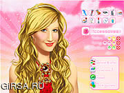 Флеш игра онлайн Makeup Ashley Tisdale