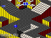 Флеш игра онлайн Мраморный безумие (версия денди) / Marble Madness (NES version)