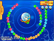 Флеш игра онлайн Bear and Cat Marine Balls