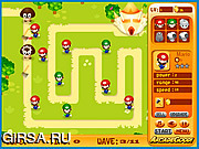Флеш игра онлайн Марио Брос Оборону / Mario Bros Defenses 