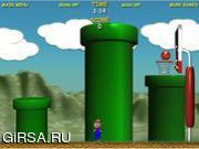 Флеш игра онлайн Марио и баскетбол / Mario Bsketball Challenge