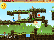 Флеш игра онлайн Приключения Марио в лесу