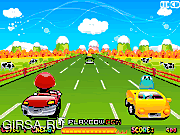 Флеш игра онлайн Гонка с Марио / Mario Kart Racing
