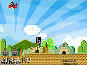 Флеш игра онлайн Марио на бомбардировщике