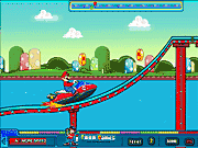 Флеш игра онлайн Марио Супер Лодки / Mario Super Boats