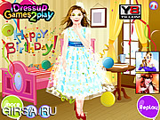 Флеш игра онлайн Мэри одевается на День рождения