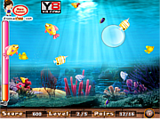 Флеш игра онлайн Соответствие пары рыб