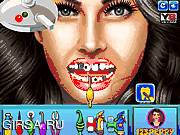 Флеш игра онлайн Меган Фокс на приеме у стоматолога