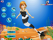 Флеш игра онлайн Русалка Девушки Одеваются / Mermaid Girl Dress Up