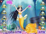 Флеш игра онлайн Русалочка одевается / Mermaid Girl Dressup 