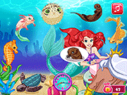 Флеш игра онлайн Русалочка Зоомагазин / Mermaid Pet Shop