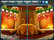 Флеш игра онлайн Счастливого Рождества - найди отличия / Merry Christmas - Spot the Difference