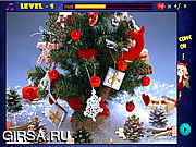 Флеш игра онлайн Рождественская головоломка / Merry Christmas Magic Jigsaw 