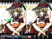 Флеш игра онлайн Найди отличия - Веселый Хэллоуин / Merry Halloween