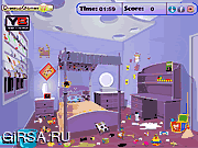 Флеш игра онлайн Грязные Детская комната / Messy Baby Room