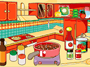 Флеш игра онлайн Кулинарные серии Мии: говядина Буррито / Mia's Cooking Series: Beef Burritos