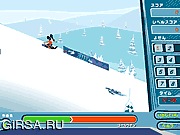 Флеш игра онлайн Экстремальный зимний вызов Микки / Mickey's Extreme Winter Challenge