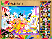 Флеш игра онлайн Mickey and Friends Coloring Math