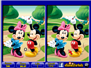 Флеш игра онлайн Микки Маус - 6 отличий / Mickey Mouse 6 Differences 
