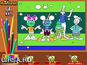 Флеш игра онлайн Клуб Микки Мауса - раскраска / Mickey Mouse Club Coloring 