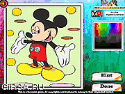 Флеш игра онлайн Микки Маус. Раскраска / Mickey Mouse Coloring 