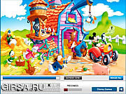 Флеш игра онлайн Микки Маус - скрытые буквы