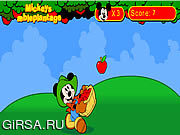 Флеш игра онлайн Плантации яблок Микки / Mickey's Apple Plantation